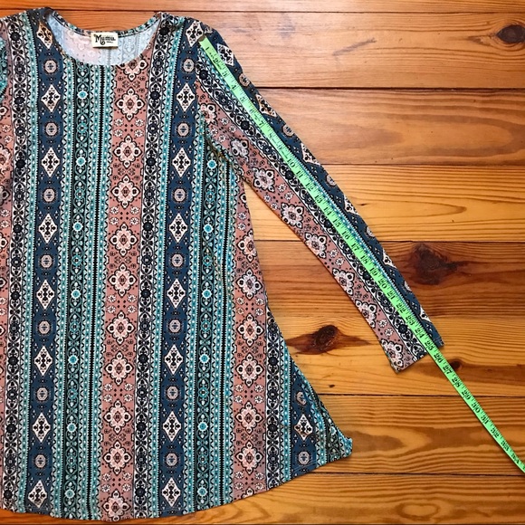 Show Me Your Mumu Pink Blue Tunic, NWT, S - Picture 10 of 13